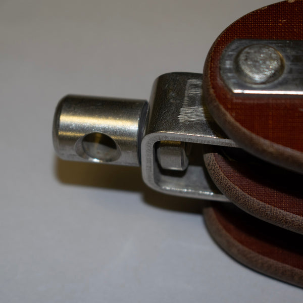Main Tufnol Block Double Pulley