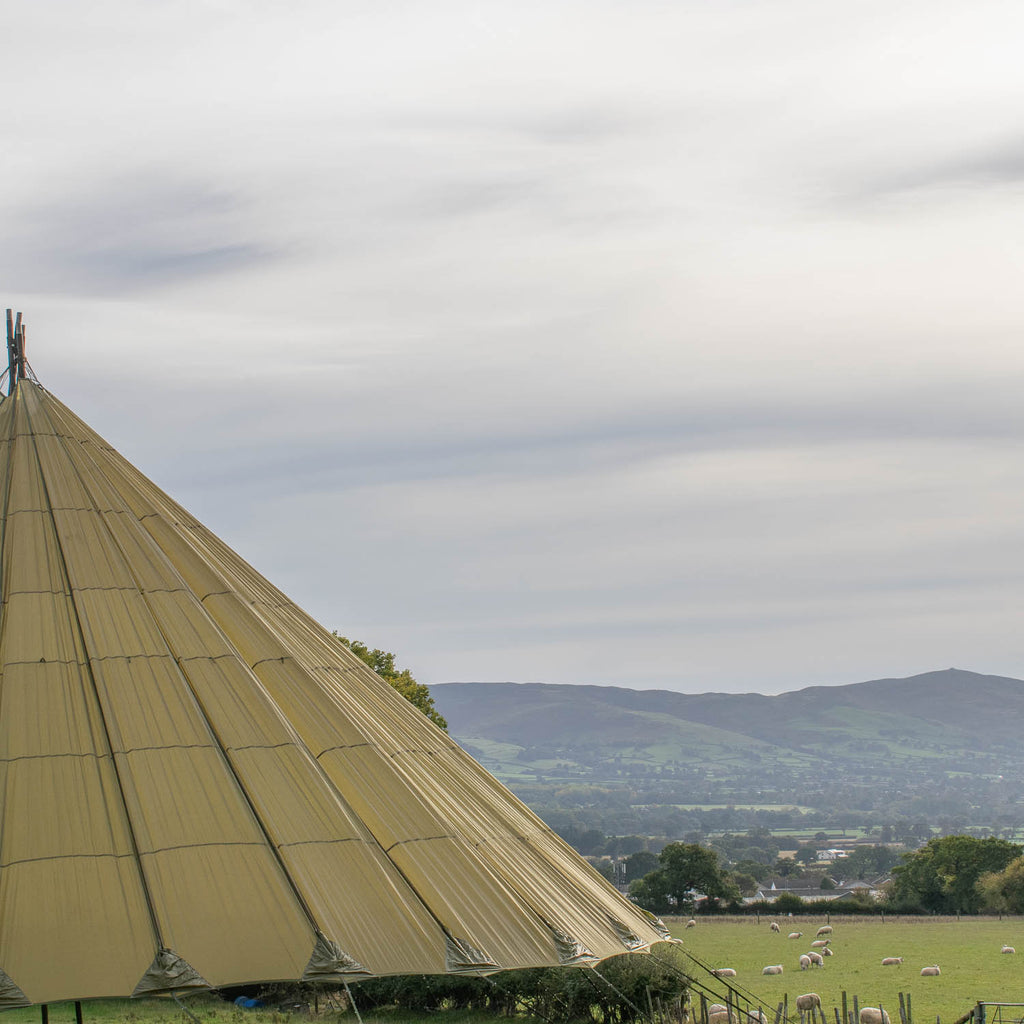 Large Army Parachute Shelter | The Cathedral Large Army Parachute Shelter | The Cathedral