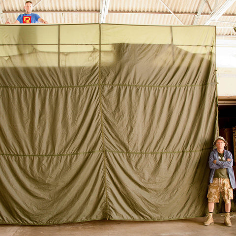 Large Army Parachute Shelter | The Cathedral