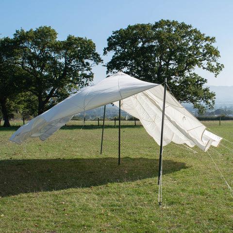 White Parachute Canopy