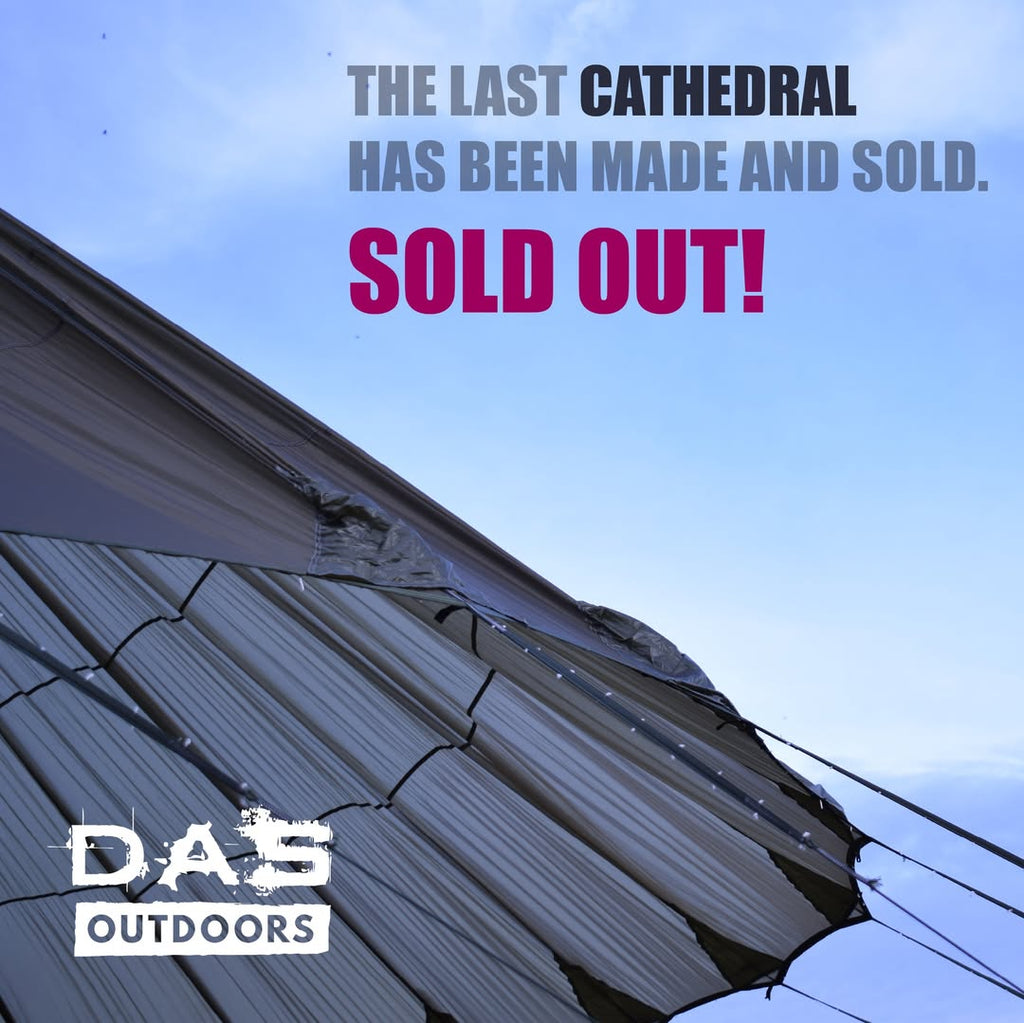 Large Army Parachute Shelter | The Cathedral