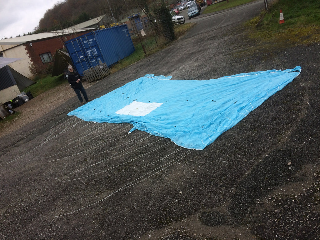 Used Blue Parachute